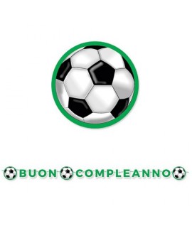 FESTONE SCRITTA BUON COMPLEANNO CALCIO
