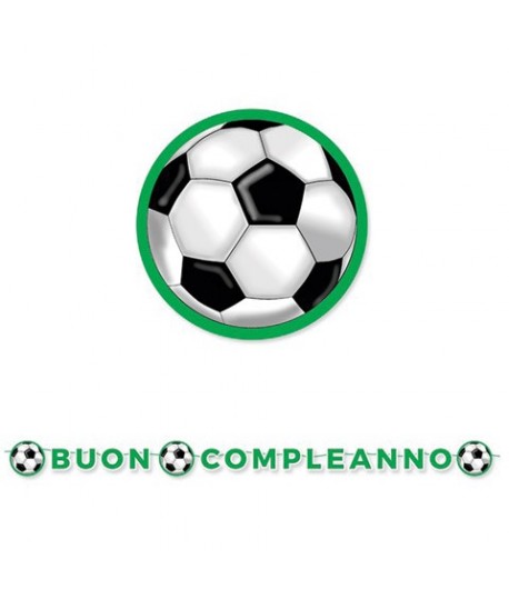 FESTONE SCRITTA BUON COMPLEANNO CALCIO