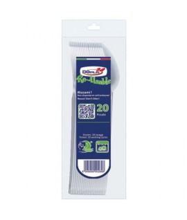 CUCCHIAI TRASPARENTI CM.18 20PZ
