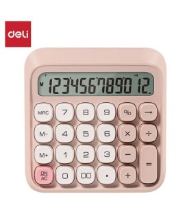 CALCOLATRICE DELI METAL 12C EM36-ROSA