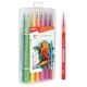 PENNAREL.COLOR EMOTION BRUSH 12C EC10304