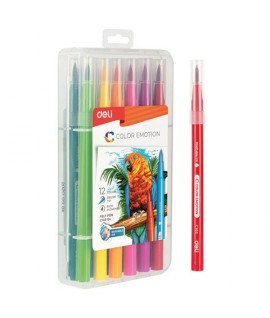 PENNAREL.COLOR EMOTION BRUSH 12C EC10304