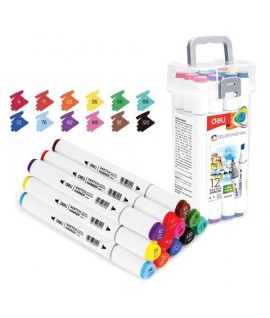 SKETCH MARKER DELI 2PT TRIA.12PZ EC70803