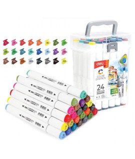 SKETCH MARKER DELI 2PT TRIA.24PZ EC70803