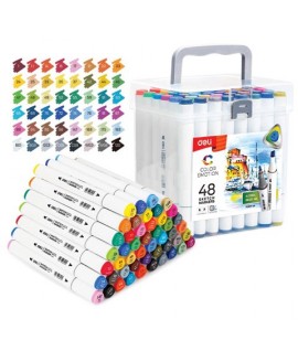 SKETCH MARKER DELI 2PT TRIA.48PZ EC70803