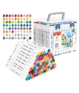 SKETCH MARKER DELI 2PT TRIA.80PZ EC70803