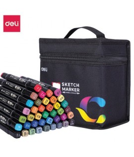 SKETCH MARKER DELI 2PT AST.30PZ EC70806