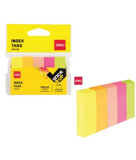 INDEX DELI 50X12 5X100FF CARTA EA11402