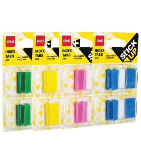 INDEX DELI 44*25 2X50FF PVC COL. EA10001