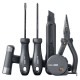 SET UTENSILI CASA 6PZ NERO DELI EHT0006