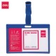 PORTA BADGE DELI BLU C/CLIP E5742 50PZ