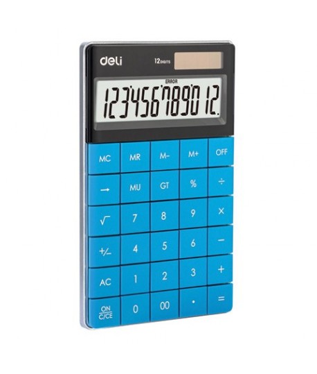 CALCOLATRICE DELI TOUCH 12C E1589 BLU