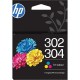 INK HP B7RT6AE 302/304 COLOR (165 PG)