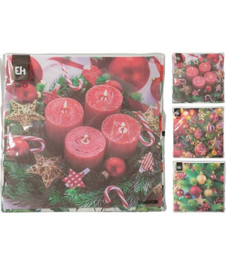 TOVAGLIOLI NATALE CM33X33 16PZ 602500560
