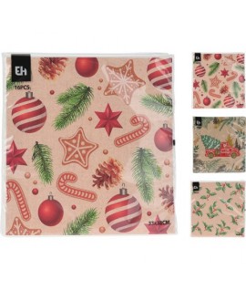 TOVAGLIOLI NATALE KRAFT 16PZ 602500500