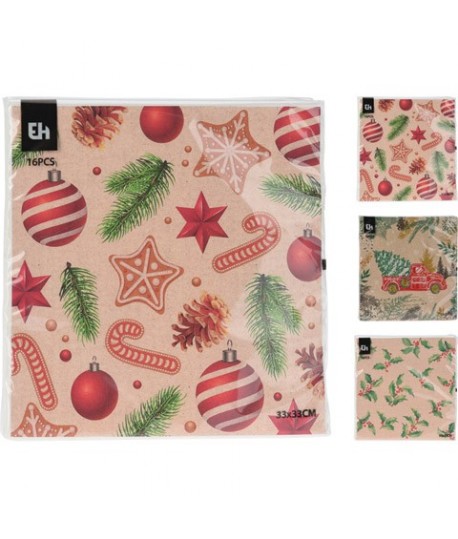 TOVAGLIOLI NATALE KRAFT 16PZ 602500500