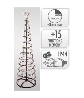 ALBERO LED 756L CALDO 210H NERO AGL00206