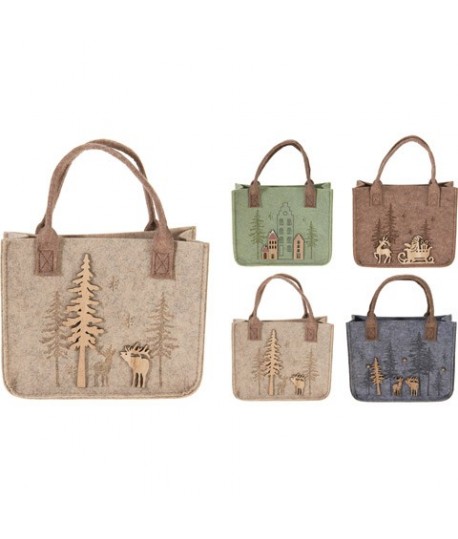 BORSA FELTRO DECOR 24X10X30 GML001400
