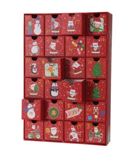 CALENDARIO AVVENTO 25X6X38 ABD111620