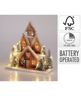 CASA LED LEGNO 30L 32X33 ACW100530
