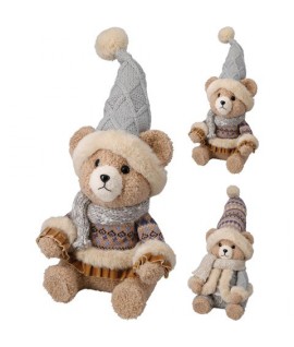 ORSETTO C/BERRETTO NATALE CM48 YZB01199
