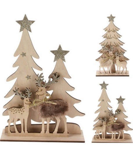 RENNA LEGNO C/ALBERO DECOR GR9022970