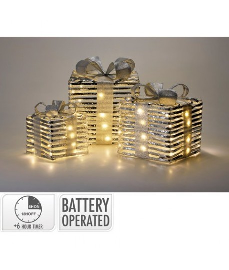 PACCHI LED 3PZ 20/30/40LED BAT AMZ14181