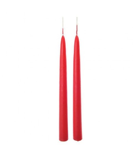 CANDELA STELO ROSSA LUCIDA 2PZ H29 99027
