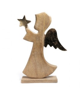 ANGELO LEGNO NATURALE+ORO CM25X34H 82803