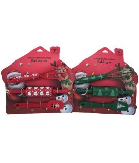 SET UTENSILI CUCINA 3PZ DEC.NAT.06957