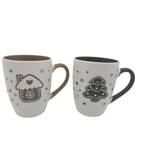 TAZZA DECOR.NATALE ML370 CM12X10H 12262