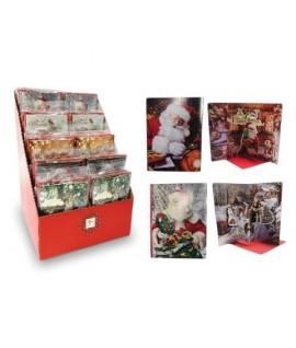 BIGLIETTO BUON NATALE 11X17 ASSORT.76595