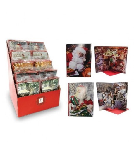 BIGLIETTO BUON NATALE 11X17 ASSORT.76595