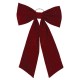 FIOCCO VELLUTO BORDEAUX GLITTER 40X60H