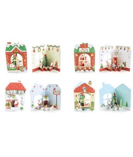 BIGLIETTO BUON NATALE 3D 12X17 79424