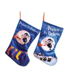 CALZA BEFANA TESSUTO 43X27 78063