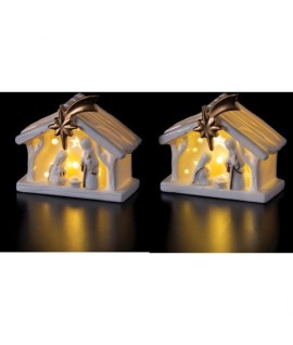 PRESEPE LED CERAMICA 11X7X10H 63561