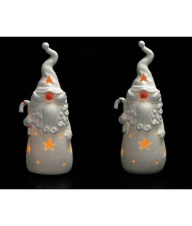 BABBO NATALE C/SFERA LED 12X9X28 70841