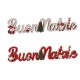 SCRITTA-BUON NATALE- MDF 47X2X10H 116695