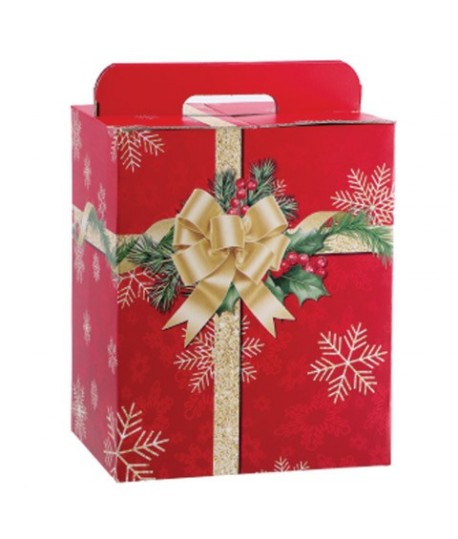 SCATOLA PORTA PANETTONE 28X21X34H 121176