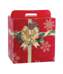 SCATOLA PORTA PANETTONE 33X24X34H 121178