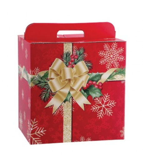 SCATOLA PORTA PANETTONE 33X24X34H 121178