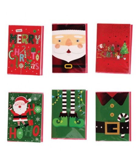 BIGLIETTO BUON NATALE 12X17 121398