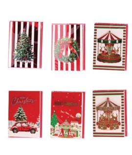 BIGLIETTO BUON NATALE 12X17 121400