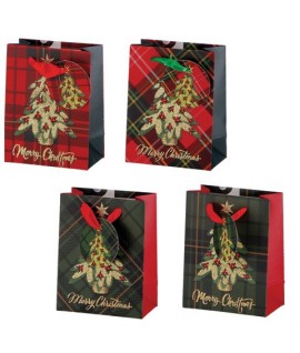 SHOPPER NAT TARTAN 12X7X15H 121558