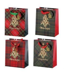 SHOPPER NAT TARTAN 18X10X23H 121559