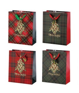 SHOPPER NAT TARTAN 26X12X32H 121560