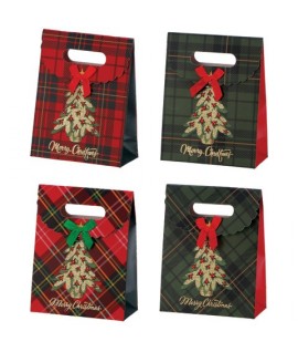 SHOPPER NAT TARTAN 17X8X21H 121567
