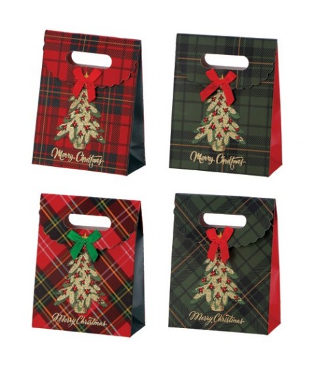 SHOPPER NAT TARTAN 17X8X21H 121567