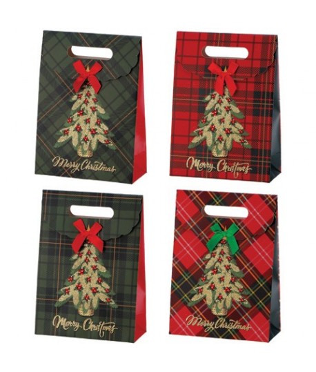 SHOPPER NAT TARTAN 20X9X27H 121568